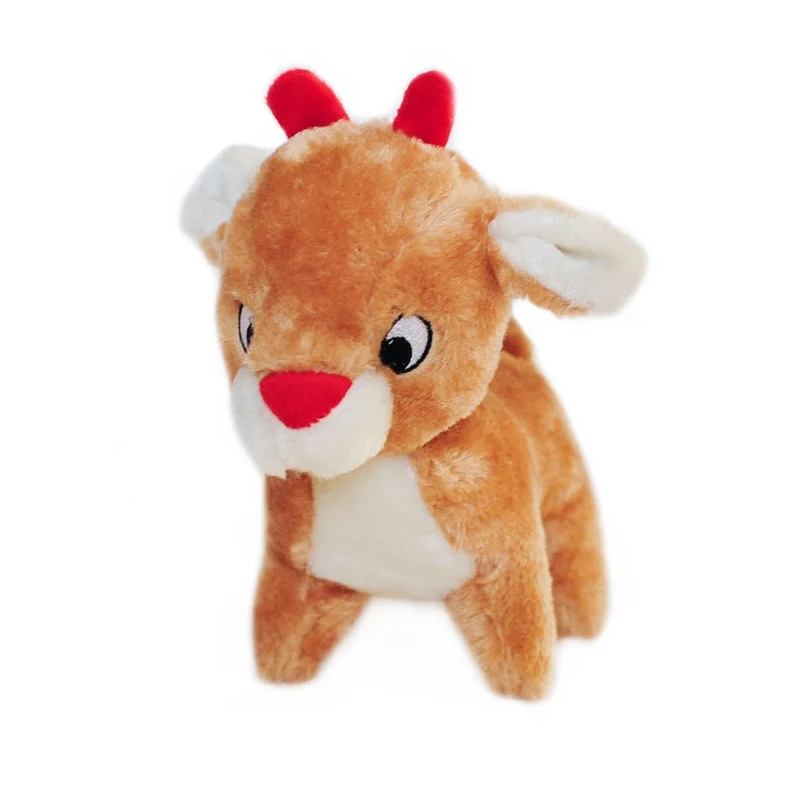 zippypaws Holiday Renos Squeaky Plush Dog Toy