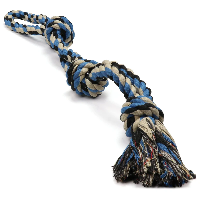Juguete de cuerda para perros XL para masticadores agresivos – Beneficios no profesionales para perros – Extra grande perro cuerda juguetes para perros para perros grandes – grande perro juguete flotar – casi indestructible perro juguetes (1 pieza)