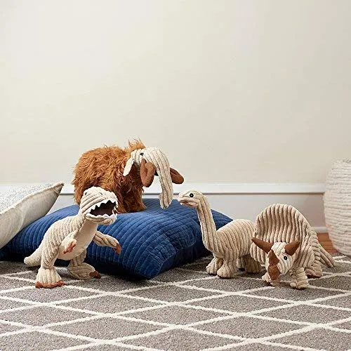 Rocco & Roxie - Peluche para perros - Bonitas formas de dinosaurio (elegir Brontosaurus, Triceratops, o T-Rex)