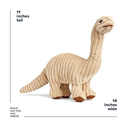 Rocco & Roxie - Peluche para perros - Bonitas formas de dinosaurio (elegir Brontosaurus, Triceratops, o T-Rex)