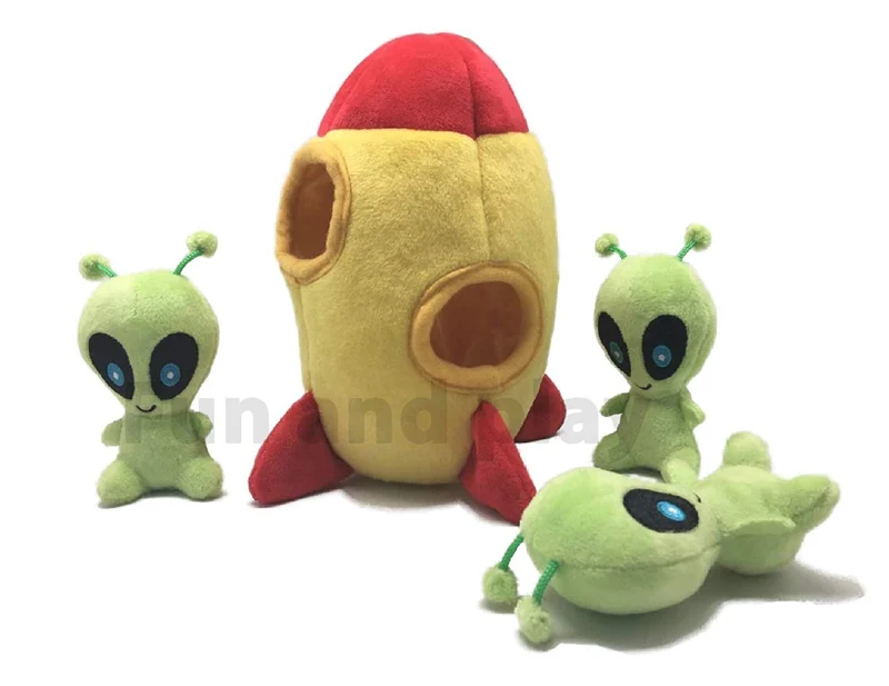 Puzzle de peluche para perro con diseño de ardilla de Ocultar y Buscar.