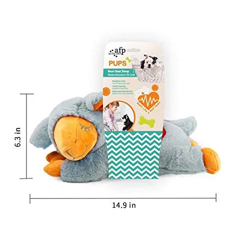 All for Paws Puppy Behavioral Aid Heart Beat cálido juguete, perro ansiedad sueño juguetes