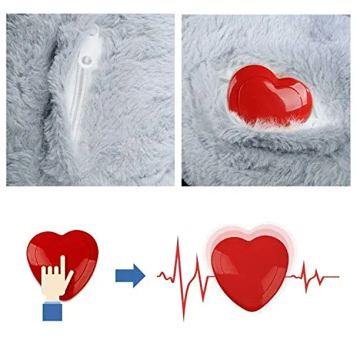 All for Paws Puppy Behavioral Aid Heart Beat cálido juguete, perro ansiedad sueño juguetes
