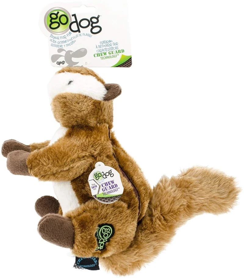 Juguete de vida silvestre con protector para masticar de goDog