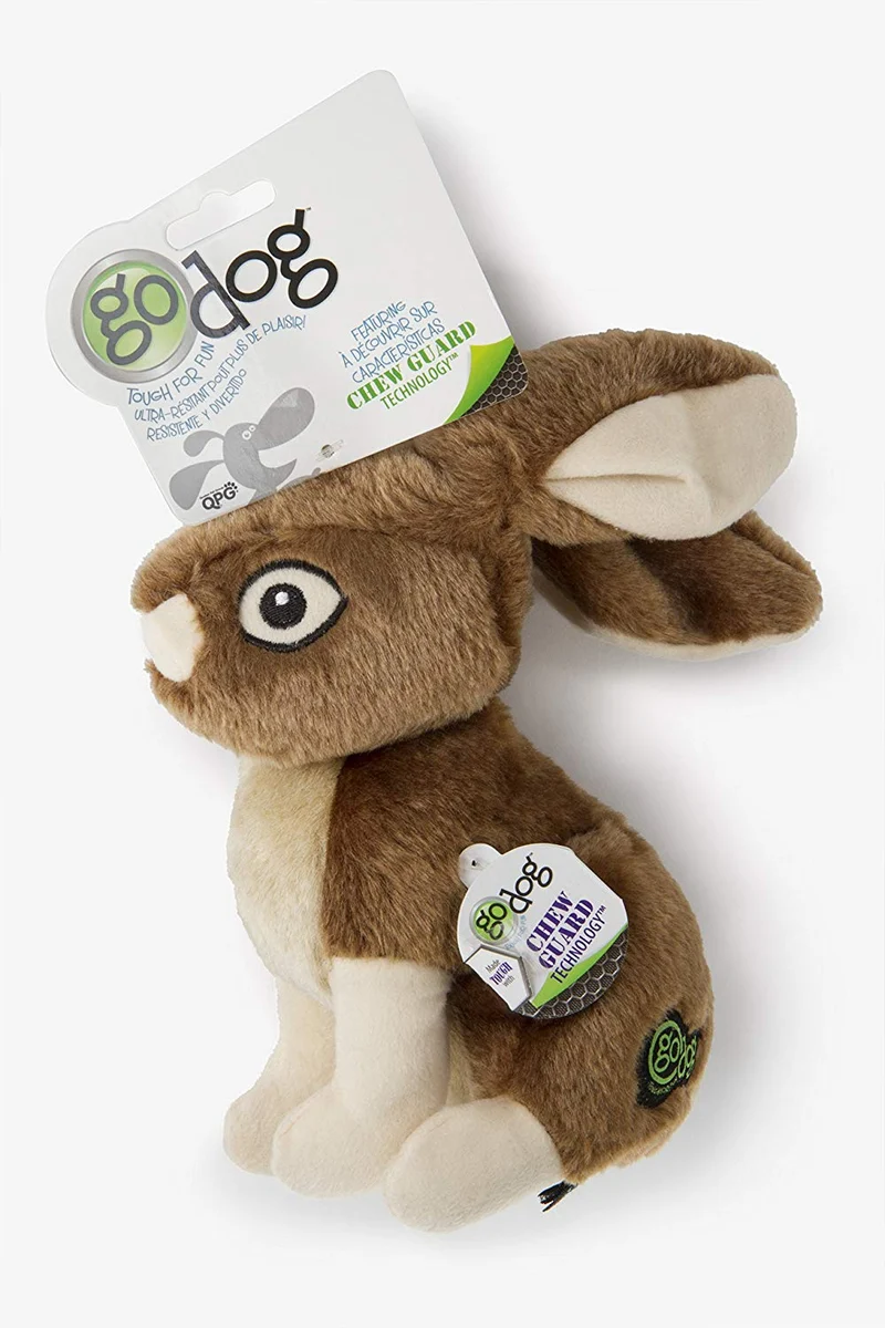 Juguete de vida silvestre con protector para masticar de goDog