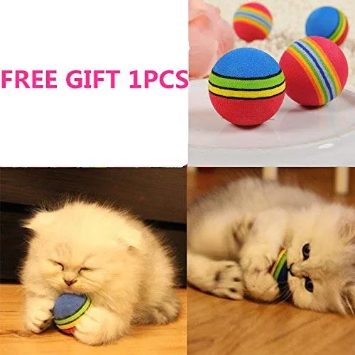 Centro de actividad para gatos Petty Love House con bolas de juguete, ratones colgantes y mucho más, para que ayudes a los gatos a hacer ejercicio y mantenerse activos, el mejor de los juguetes para gatos en Amazon