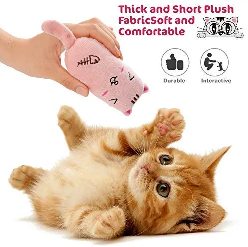Legendog - Juguete para gatos, juguete para masticar, resistente a las mordidas, juguete para gatos, juguete para masticar con diseño de gato