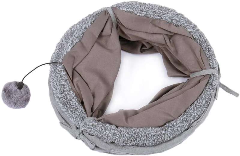 PAWZ - Túnel plegable para gato en forma de S (10.5 in de diámetro)