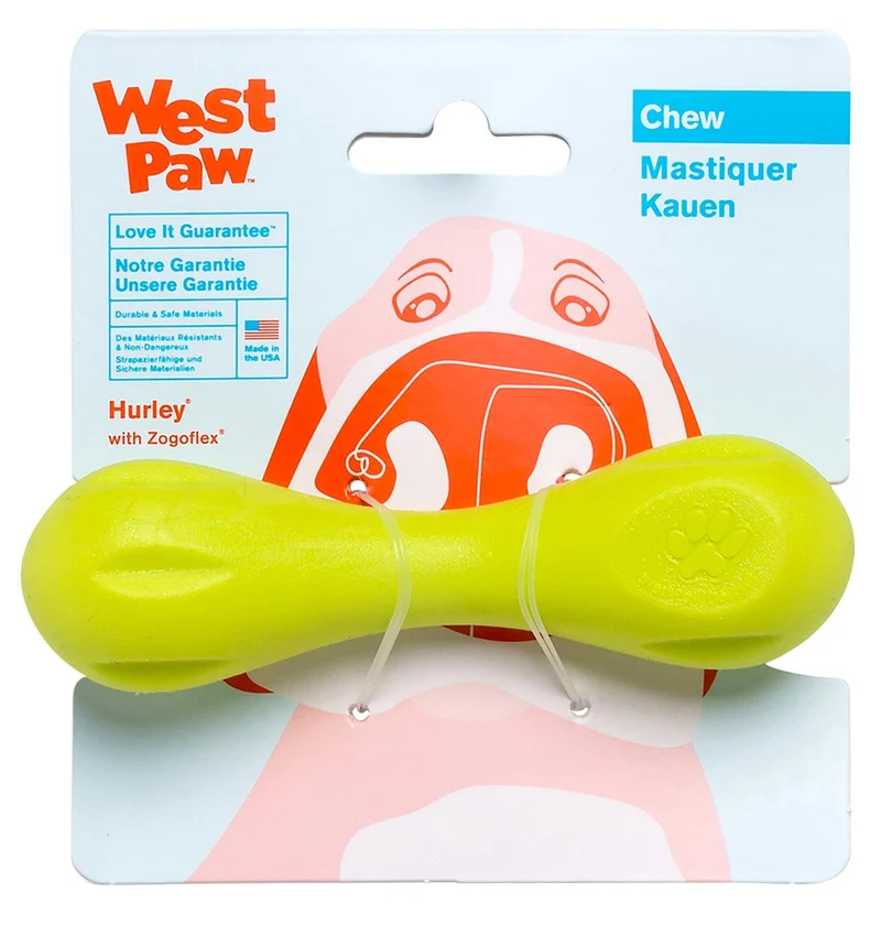 Juguete de hueso de perro, masticable West Paw Diseño Zogoflex Hurley, duro
