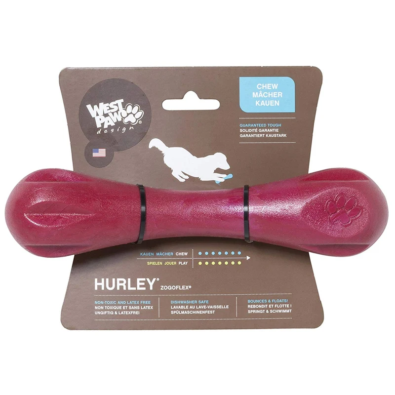 Juguete de hueso de perro, masticable West Paw Diseño Zogoflex Hurley, duro
