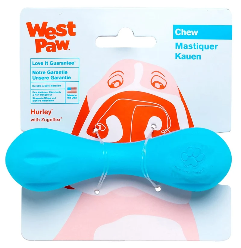 Juguete de hueso de perro, masticable West Paw Diseño Zogoflex Hurley, duro