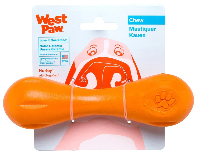 Juguete de hueso de perro, masticable West Paw Diseño Zogoflex Hurley, duro