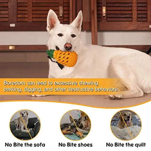 Juguetes para perros Fairwin ultraduraderos, para masticar agresivamente, de repuesto de por vida, resistentes a mordeduras indestructibles, juguetes para masticar para perros de tamaño mediano y grande, de grado alimenticio, no tóxico, juguete dental par