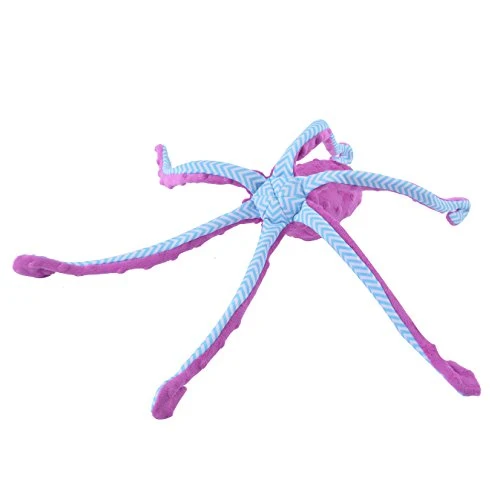 Expawlorer - Juguete de peluche para perros y gatos de tamaño pequeño a mediano, diseño de pulpo, 16.9 in