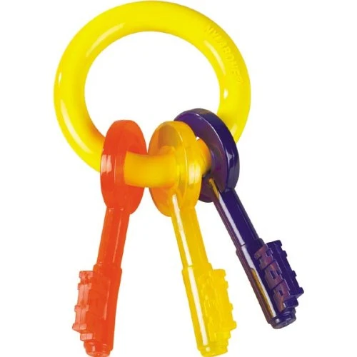 Nylabone Sólo para cachorros pequeños chupete pequeño de hueso, jueguete para masticar para cachorros