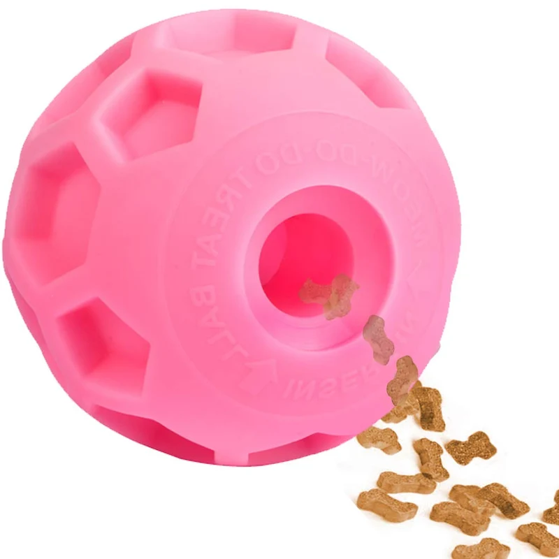Hipat - Pelota grande para perro, juguete de rompecabezas IQ, dispensador de alimentos interactivo para alimentación lenta, el mejor juguete para entrenamiento y juego