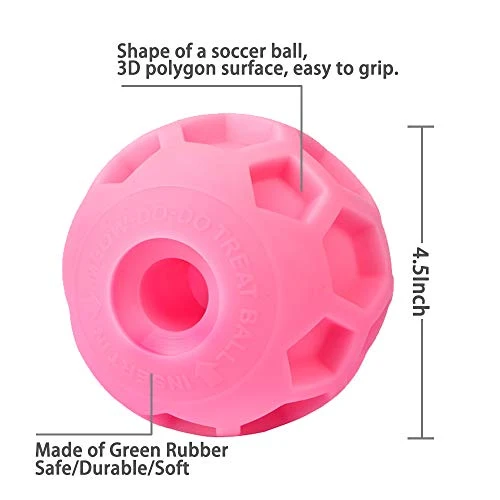 Hipat - Pelota grande para perro, juguete de rompecabezas IQ, dispensador de alimentos interactivo para alimentación lenta, el mejor juguete para entrenamiento y juego