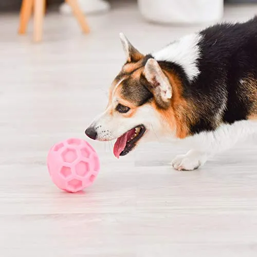 Hipat - Pelota grande para perro, juguete de rompecabezas IQ, dispensador de alimentos interactivo para alimentación lenta, el mejor juguete para entrenamiento y juego
