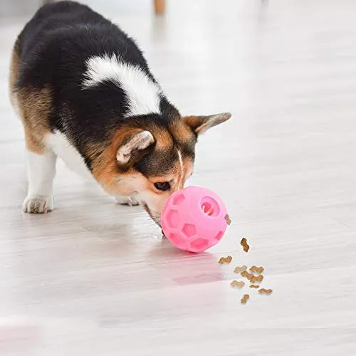Hipat - Pelota grande para perro, juguete de rompecabezas IQ, dispensador de alimentos interactivo para alimentación lenta, el mejor juguete para entrenamiento y juego