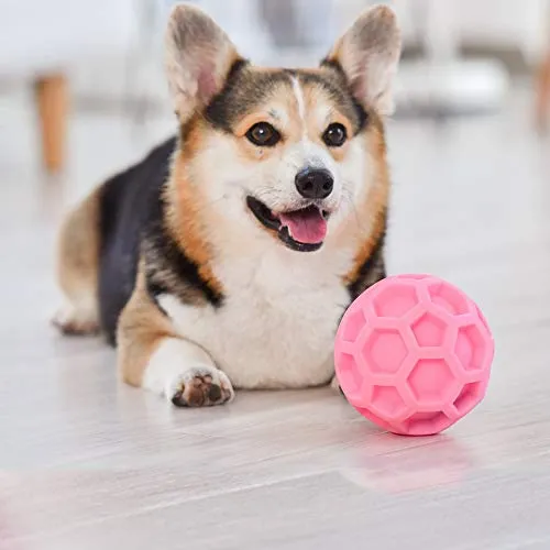 Hipat - Pelota grande para perro, juguete de rompecabezas IQ, dispensador de alimentos interactivo para alimentación lenta, el mejor juguete para entrenamiento y juego