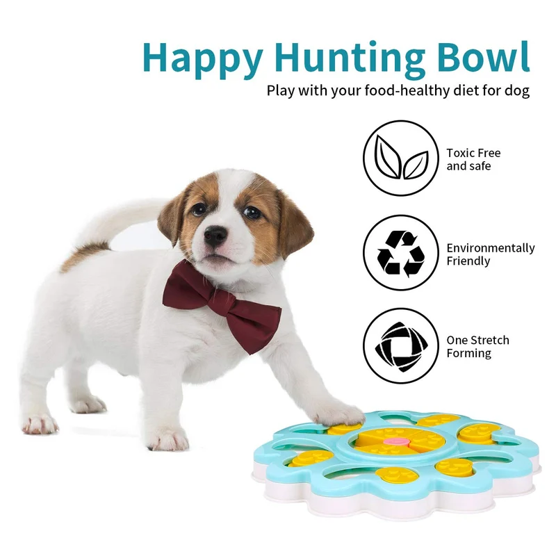 Juguetes de rompecabezas para perros inteligentes para principiantes, LC-dolida, dispensador de dulces para cachorros, juguetes interactivos para perros, mejora el coeficiente intelectual de tu perro, especialmente diseñado para entrenar golosinas