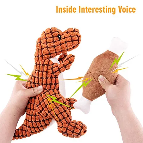 Petbobi Juguetes para perros Juguetes para dentición de perros, Juguetes para masticar mejor cachorro Juguetes de felpa para perro Juguetes para masticar Juguetes Squeaky Set de Cuerda con Bolas 6 piezas