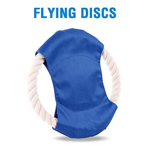 Petbobi Juguetes para perros Juguetes para dentición de perros, Juguetes para masticar mejor cachorro Juguetes de felpa para perro Juguetes para masticar Juguetes Squeaky Set de Cuerda con Bolas 6 piezas