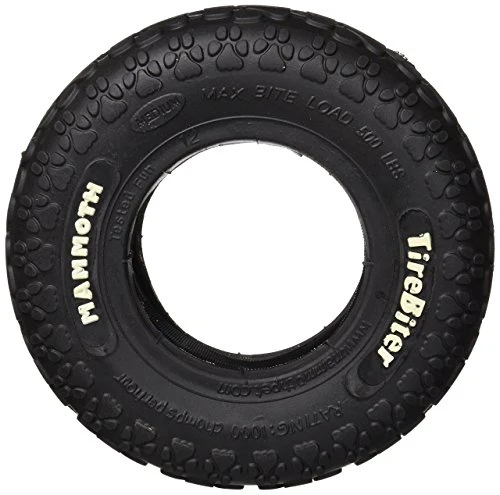 tirebiters Medium Chew Toy extra Strength, Negro, 20,3 cm)