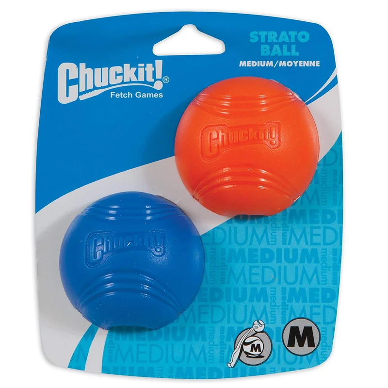 ¡Chuckit! Strato - Pelota (2 unidades, tamaño mediano)