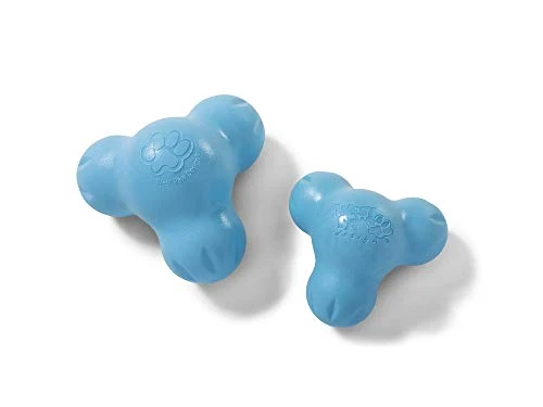 West Paw Zogoflex Tux Interactive Treat Dispensing Dog Chew Toy for Aggressive Chewers, 100% Guaranteed Tough, It Floats!, Made in USA