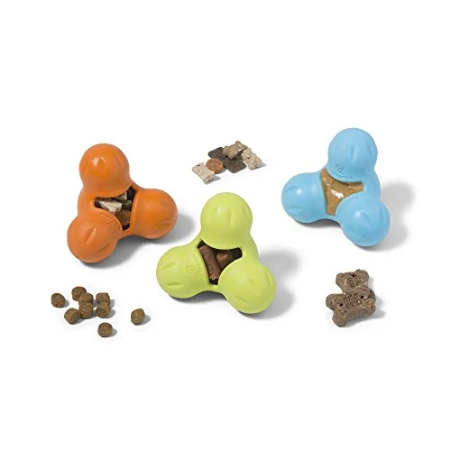 West Paw Zogoflex Tux Interactive Treat Dispensing Dog Chew Toy for Aggressive Chewers, 100% Guaranteed Tough, It Floats!, Made in USA