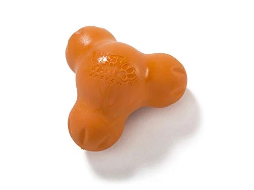 West Paw Zogoflex Tux Interactive Treat Dispensing Dog Chew Toy for Aggressive Chewers, 100% Guaranteed Tough, It Floats!, Made in USA