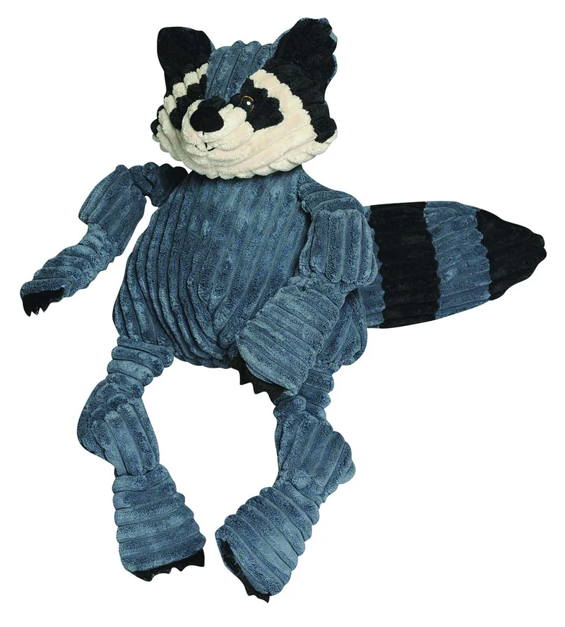 HuggleHounds - Juguete de peluche chirriante para perros con nudos para masticadores agresivos