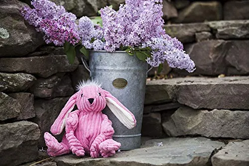 HuggleHounds - Juguete de peluche chirriante para perros con nudos para masticadores agresivos
