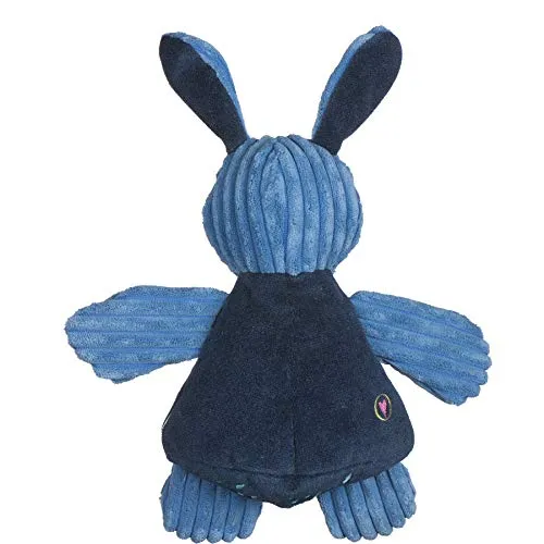 HuggleHounds - Juguete de peluche chirriante para perros con nudos para masticadores agresivos