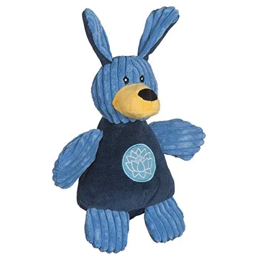HuggleHounds - Juguete de peluche chirriante para perros con nudos para masticadores agresivos
