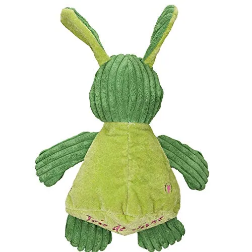 HuggleHounds - Juguete de peluche chirriante para perros con nudos para masticadores agresivos