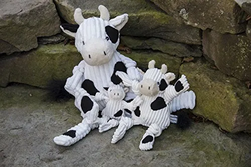 HuggleHounds - Juguete de peluche chirriante para perros con nudos para masticadores agresivos