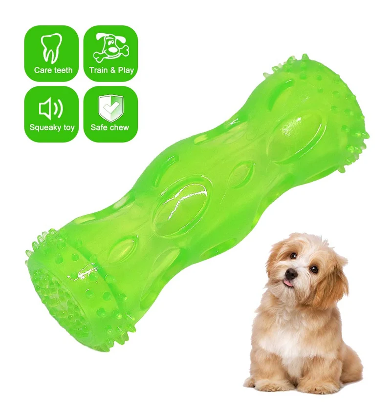 CEESC Juguete para masticar perros, limpieza de dientes de hueso y juego de rompecabezas para cachorro, 3 tamaños y 3 opciones de colores