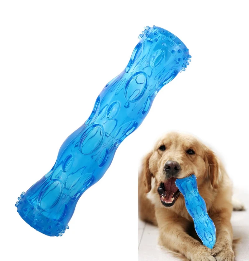 CEESC Juguete para masticar perros, limpieza de dientes de hueso y juego de rompecabezas para cachorro, 3 tamaños y 3 opciones de colores