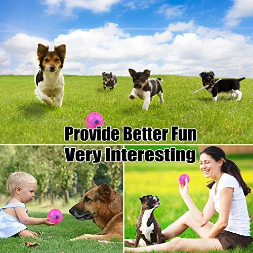 CHLEBEM Juguetes interactivos para perro, juguete para masticar para perros pequeños y medianos, dispensador de alimentos IQ Treat, puzle para cachorros y mascotas, bola de goma resistente y duradera, mejor limpieza de bolas de dientes para perros (azul)