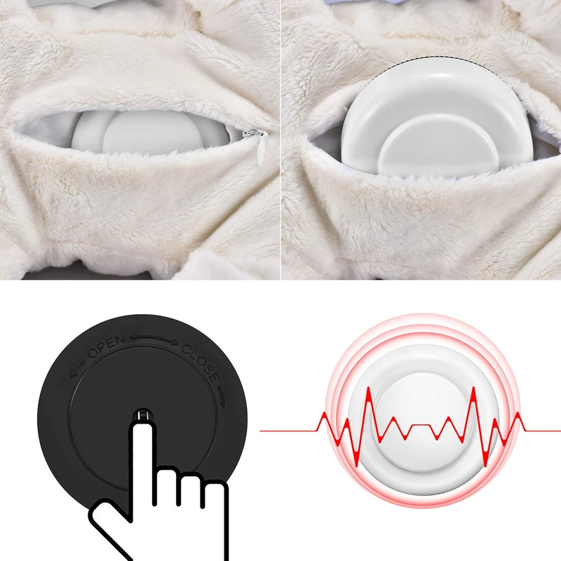 Speppav Peluche juguetes para perros Snuggle cachorro juguete de ayuda conductual