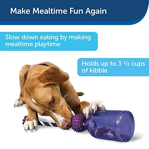 PetSafe Busy Buddy Tug-A-Jug Meal-Dispensing Dog Toy Use with Kibble/Treats