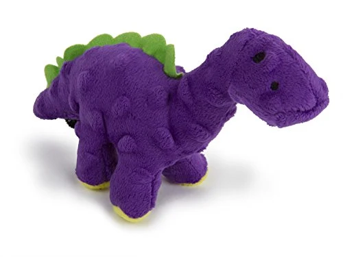 goDog Just for Me Bruto with Chew Guard Technology Plush Dog Toy, Purple