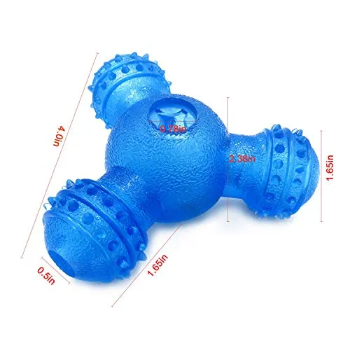 Wisedom Dog Treat Ball IQ Interactive Food Dispensing Puzzle Toys for Dogs Chasing Chewing Playing