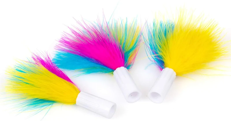 PetFusion Ambush Interactive Cat Toy Plumas de repuesto para gatos, paquete de 3