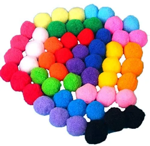 Pelotas de juguete para gatos, de PET SHOW, de 1.5 in, varios colores