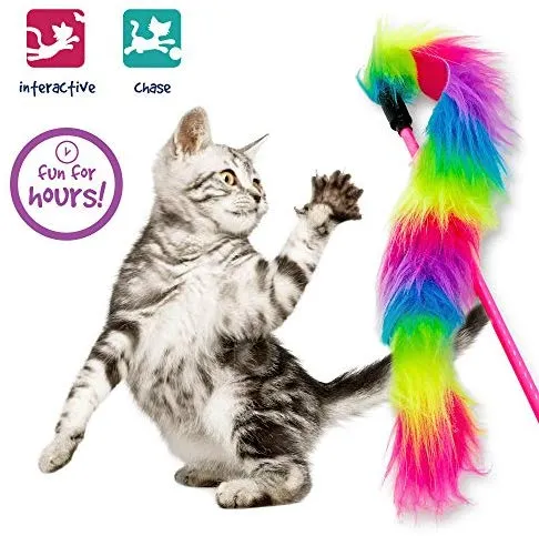 Juego de juguetes para gatos de Pet Craft Supply – Accesorios para gatos multicolor