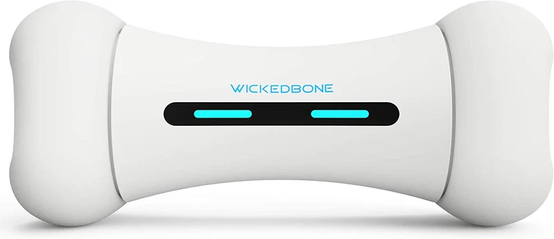 Wickedbone Smart Bone, juguetes automáticos e interactivos para perros, cachorros y gatos, control de aplicaciones, seguro y duradero, mantiene a tus mascotas entretenidas todo el día