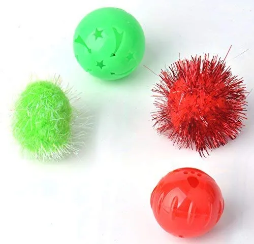 BINGPET - Pack de 9 juguetes para gatos de Navidad